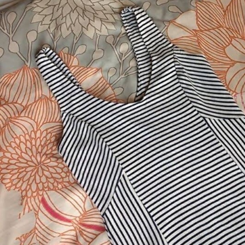 Sexy Black and White striped Bodycon Mini Dress